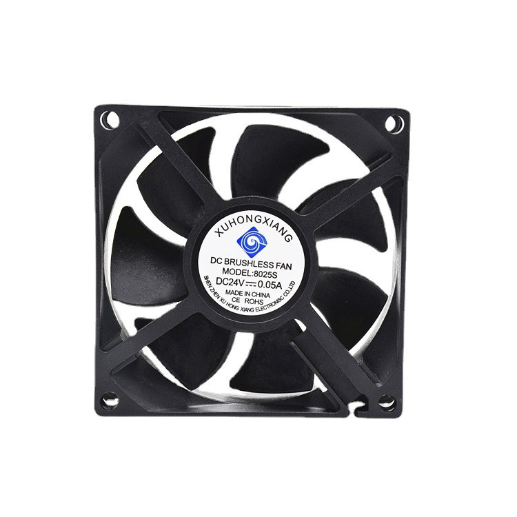   8025 DC Brushless Cooling Fan 80x80x25mm Axial Fan 5V 12V 24V High Airflow Low Noise